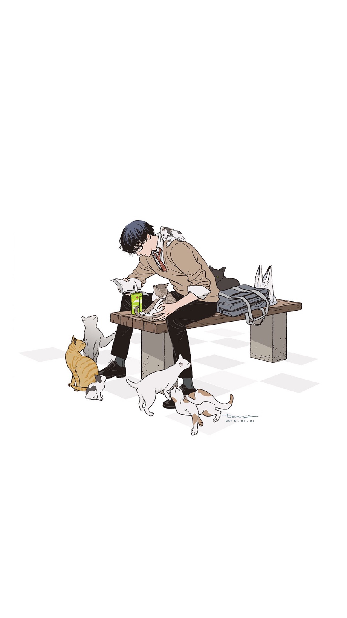 壁纸 插画师:yoko tanji 侵删致歉