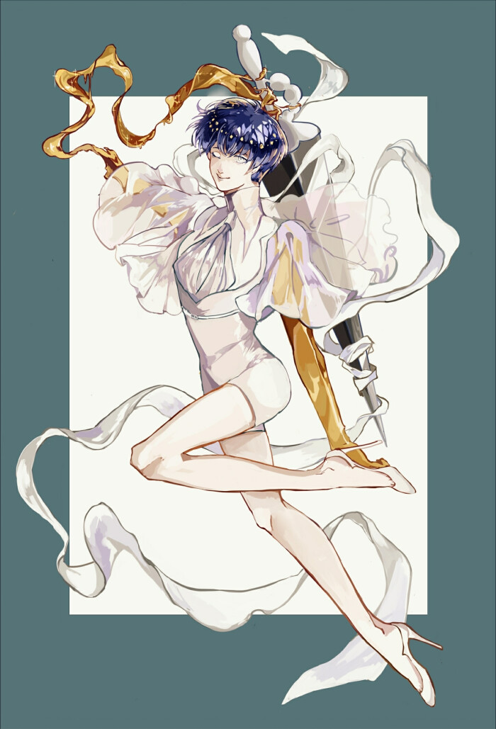 [宝石之国] phosphophyllite磷叶石 法斯(via p站id=3366319)