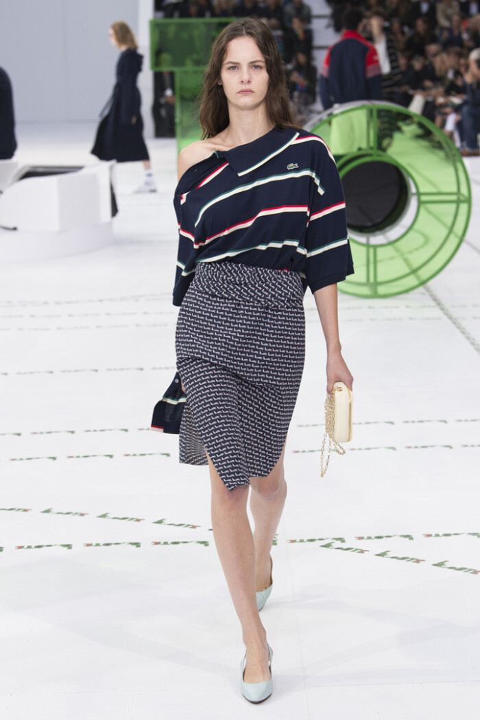 法国时尚品牌 lacoste 2018 春夏高级成衣 今年是品牌成立85周年