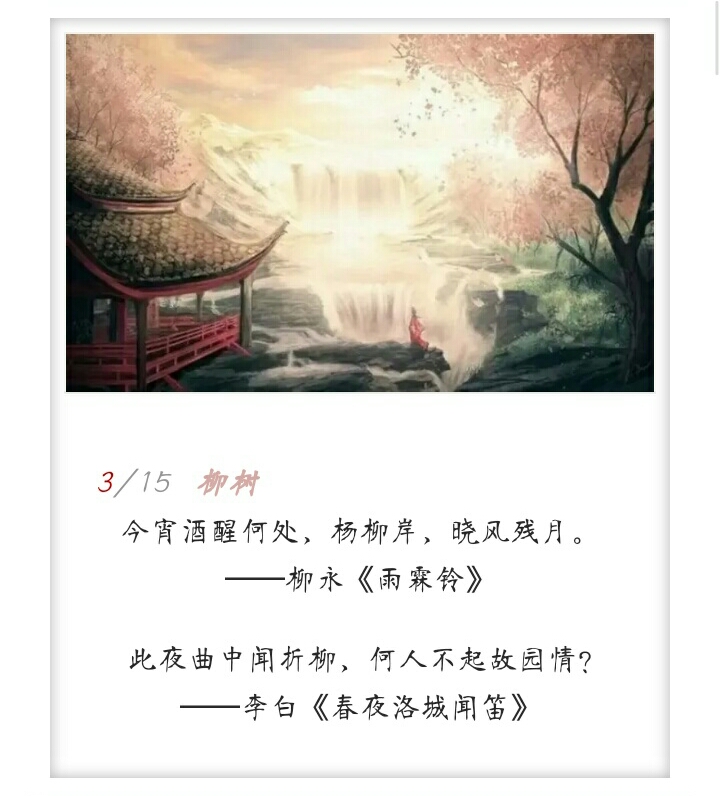 描写"柳树"的诗句-堆糖,美好生活研究所