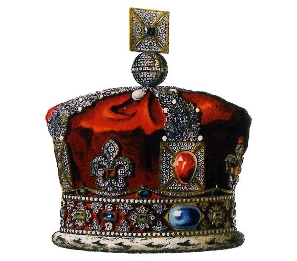 1838 帝国皇冠帝国皇冠 ( imperial state crown )属于英国王室 ,用于