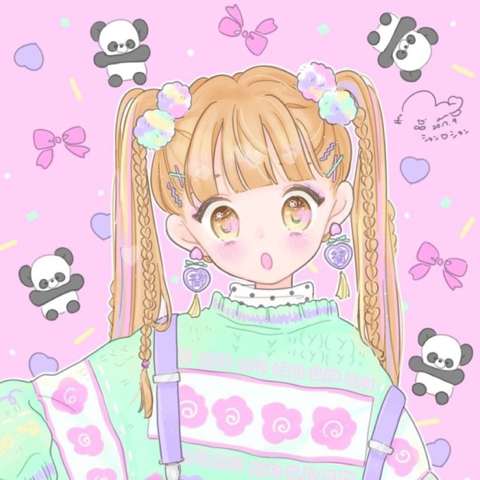 manamoko 少女心头像