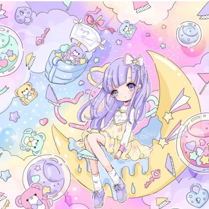 manamoko 少女心头像