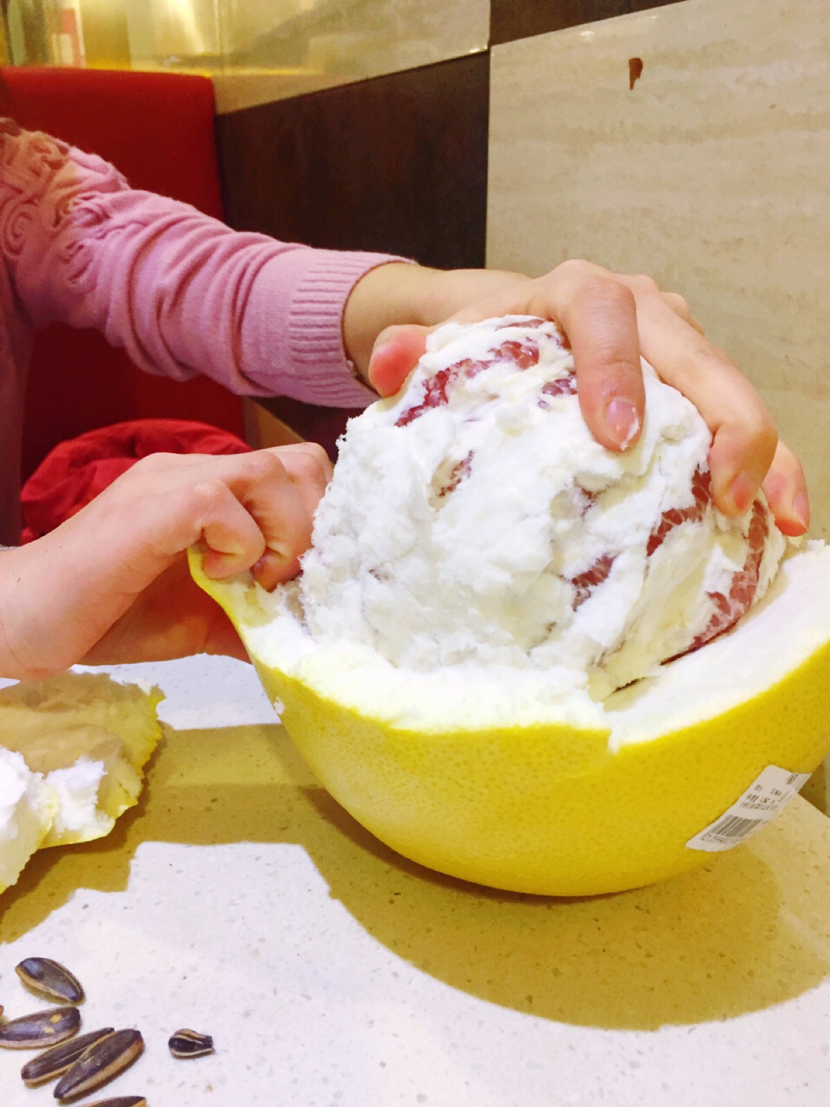 12.4 徒手剥柚子