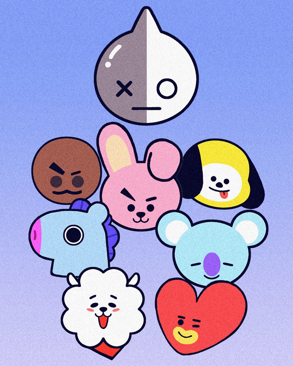 bts 防弹少年团 bt21 cr:twt@comicgoals