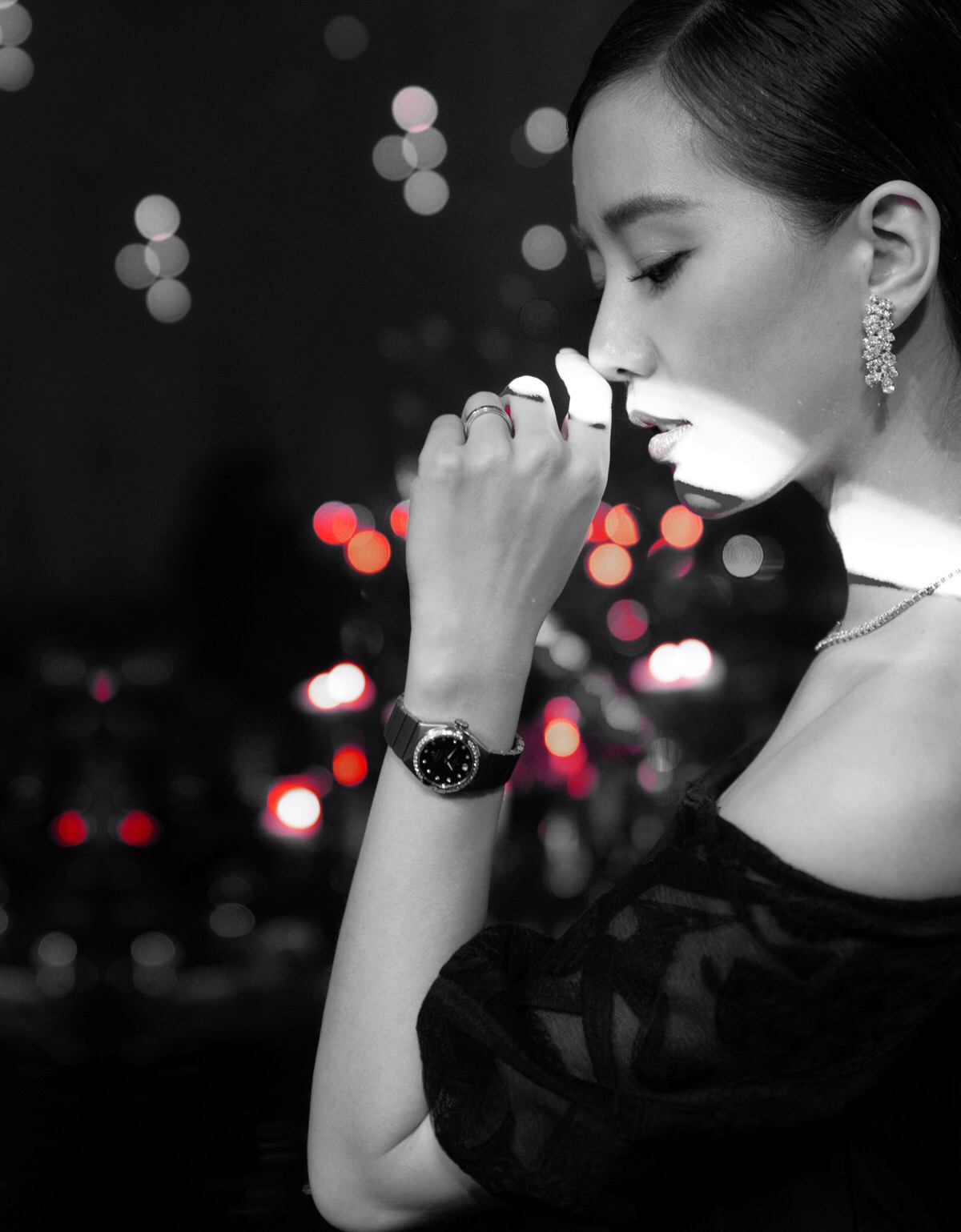 名人大使#刘诗诗# 出席#欧米茄omega#星座系列女士腕表盛大晚宴