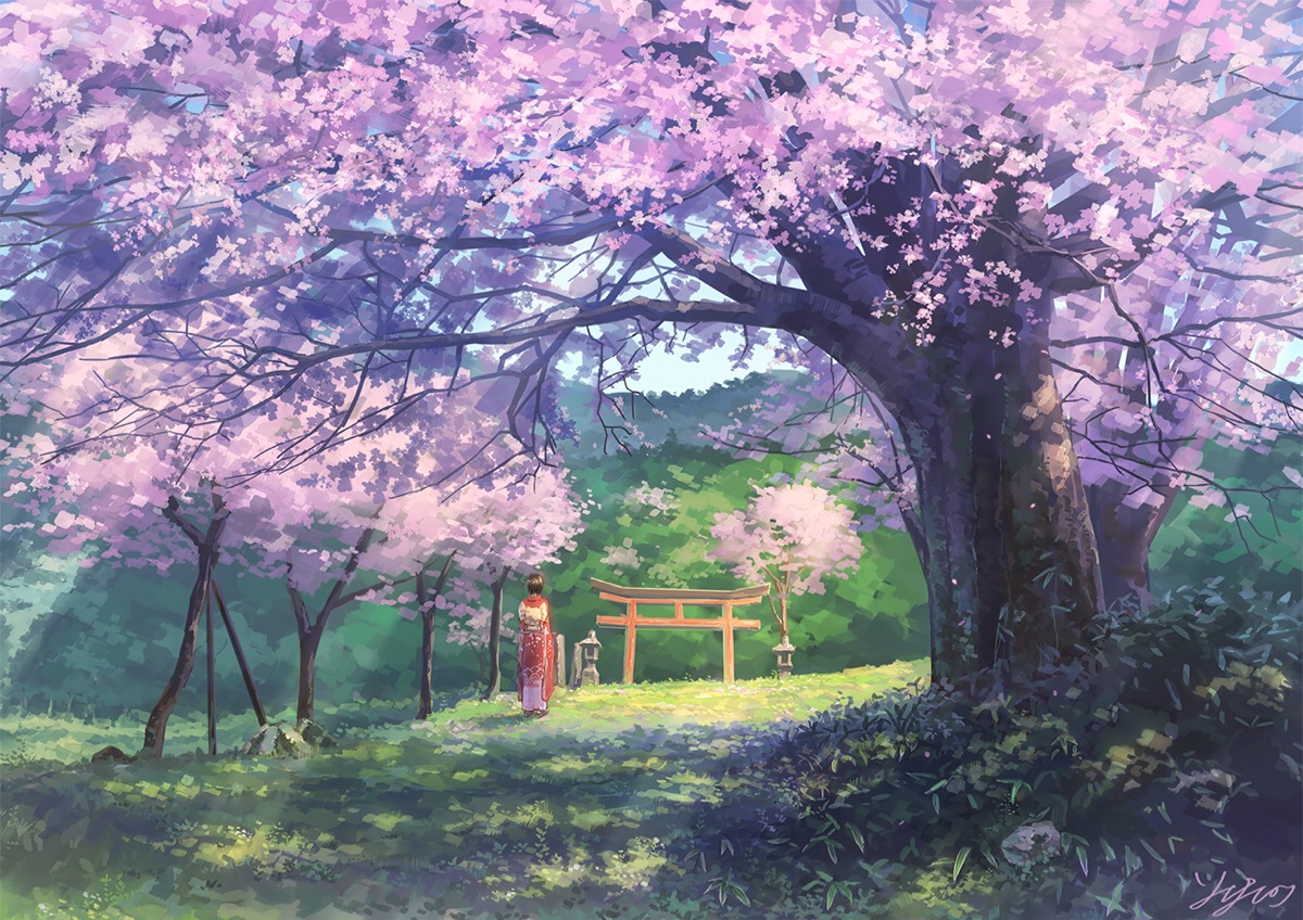 【侵删】风景 背景 意境 唯美 壁纸 p站