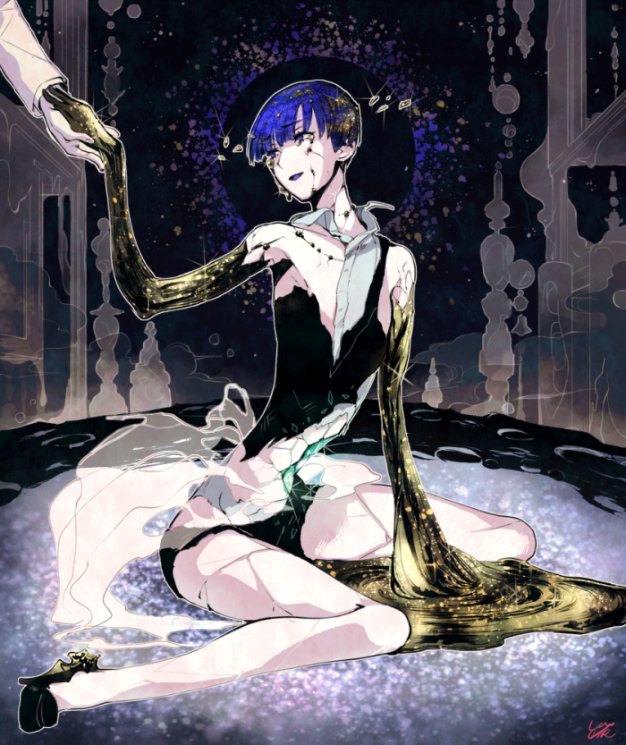 [宝石之国] phosphophyllite磷叶石 法斯(via p站id=819458)