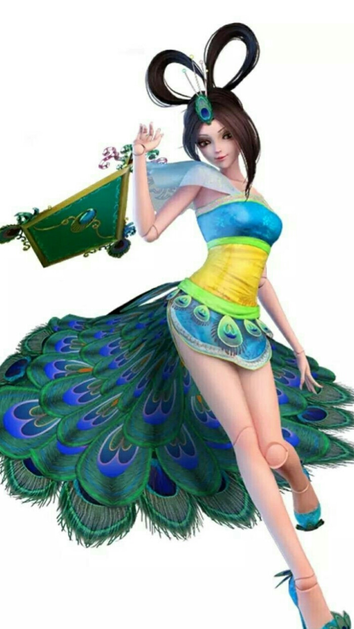 叶罗丽精灵梦,蓝孔雀图片