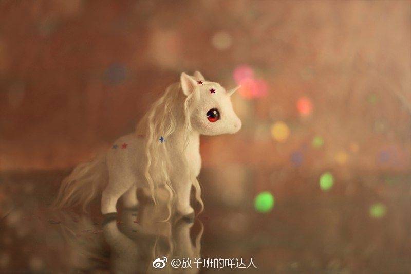 羊毛毡独角兽