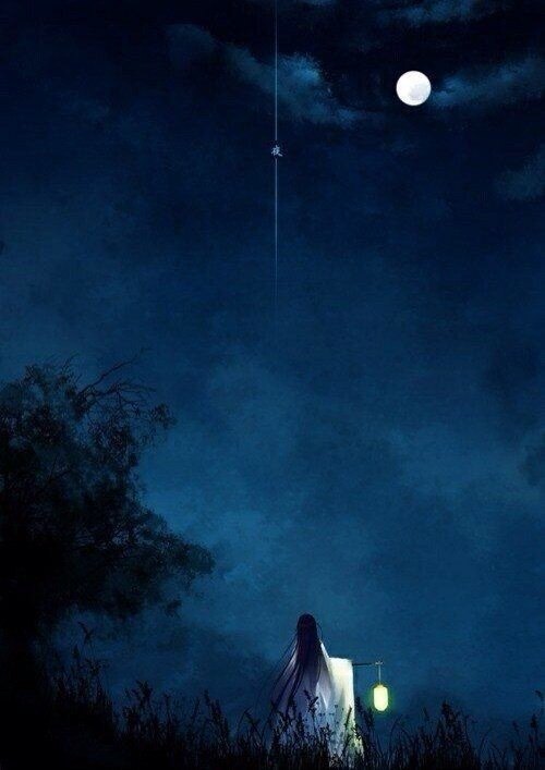 壁纸 夜月