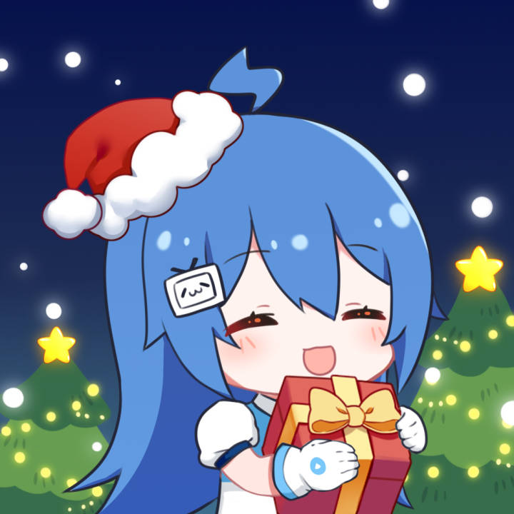 圣诞头像(2233娘)@总裁大王