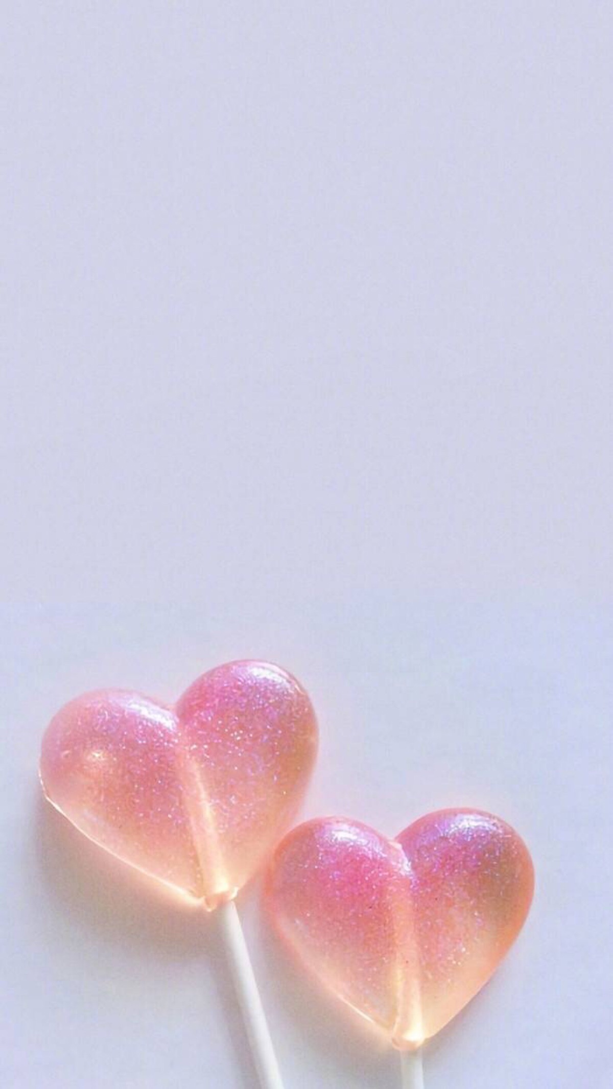 粉色 心形 棒棒糖