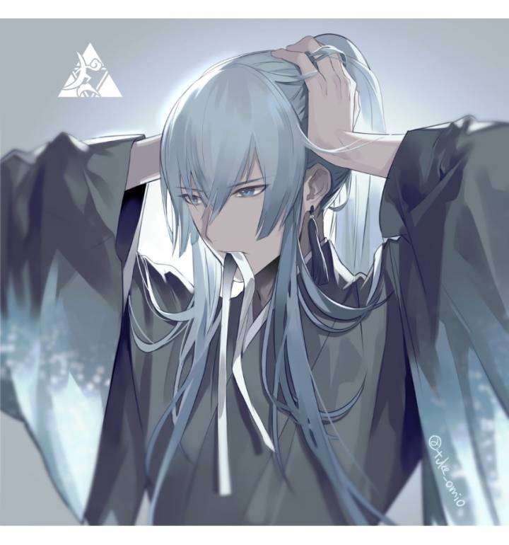 刀剑乱舞 江雪左文字 长发