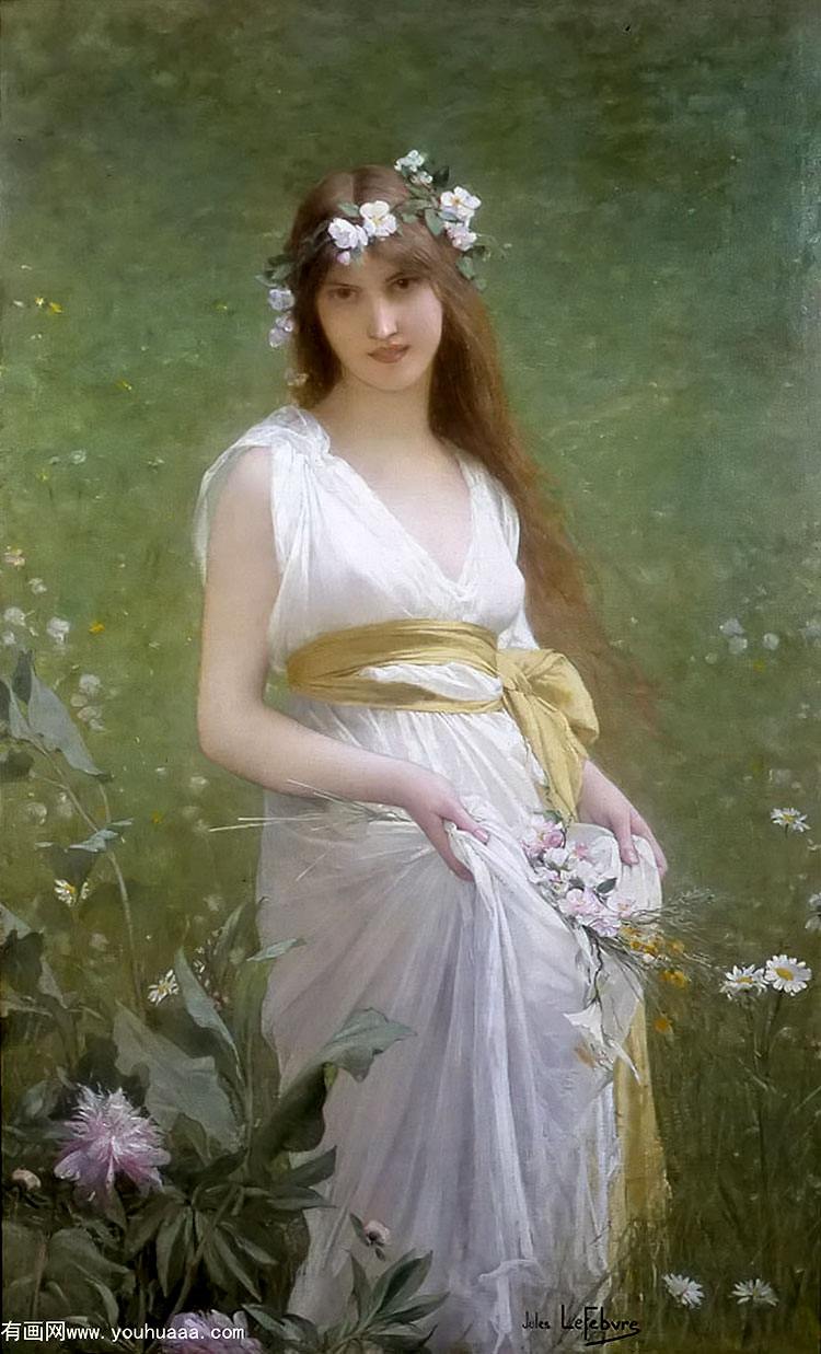 中世纪 女子画像 油画 女性 欧洲