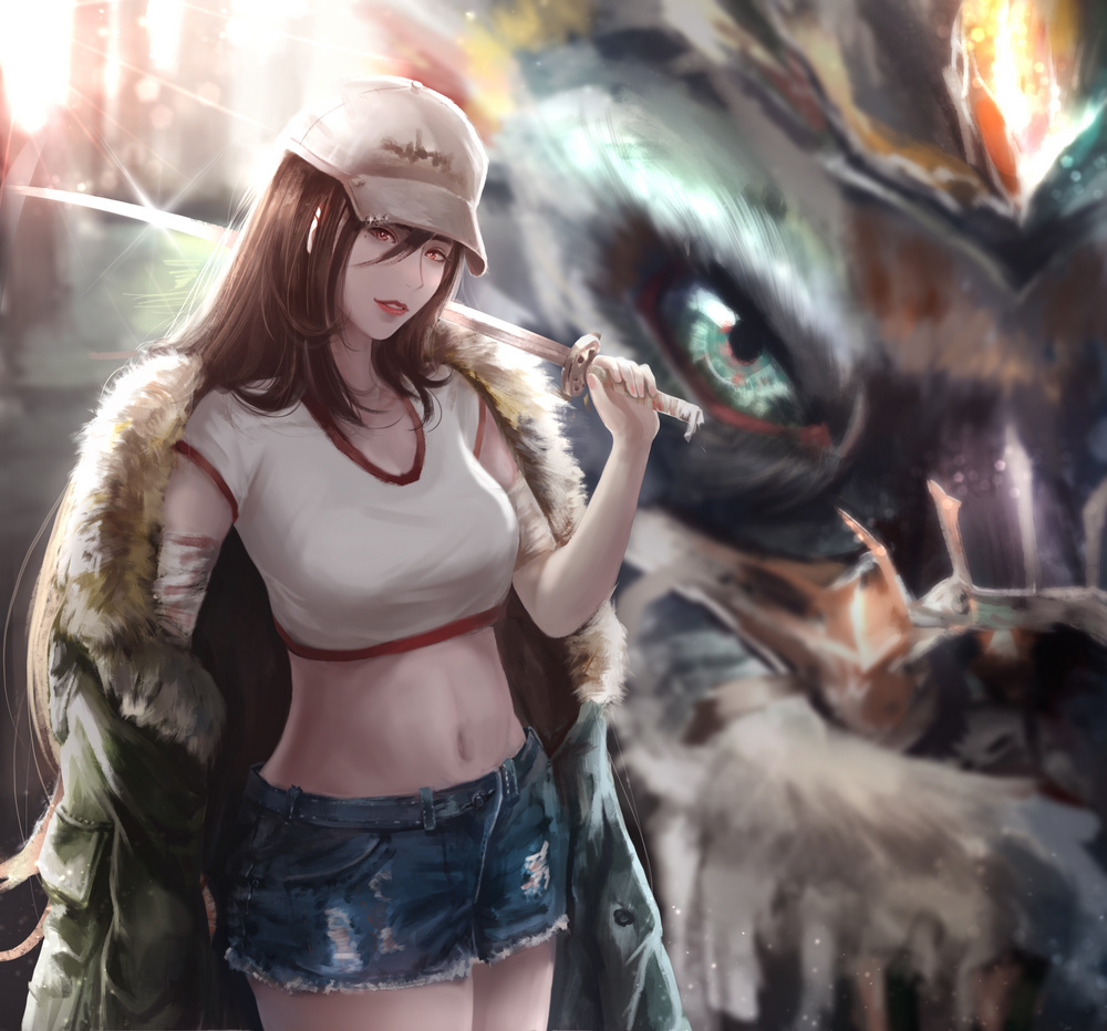 人物cg 插画 手绘 意境 唯美 「画师:明月夜明」