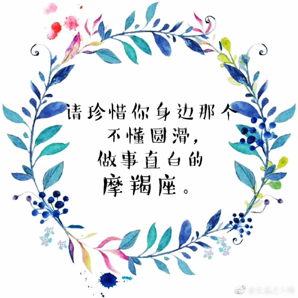 摩羯女图片大全带文字图片