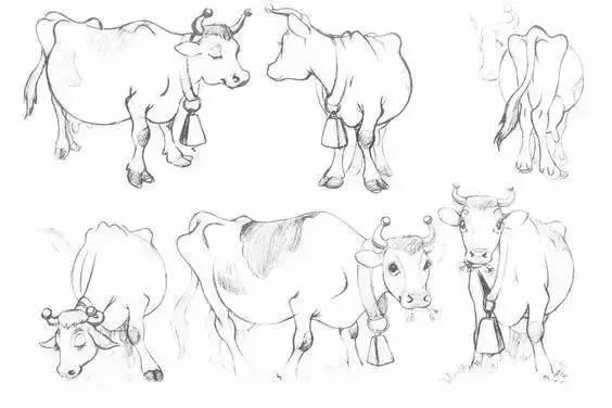 拓荒牛手绘图片
