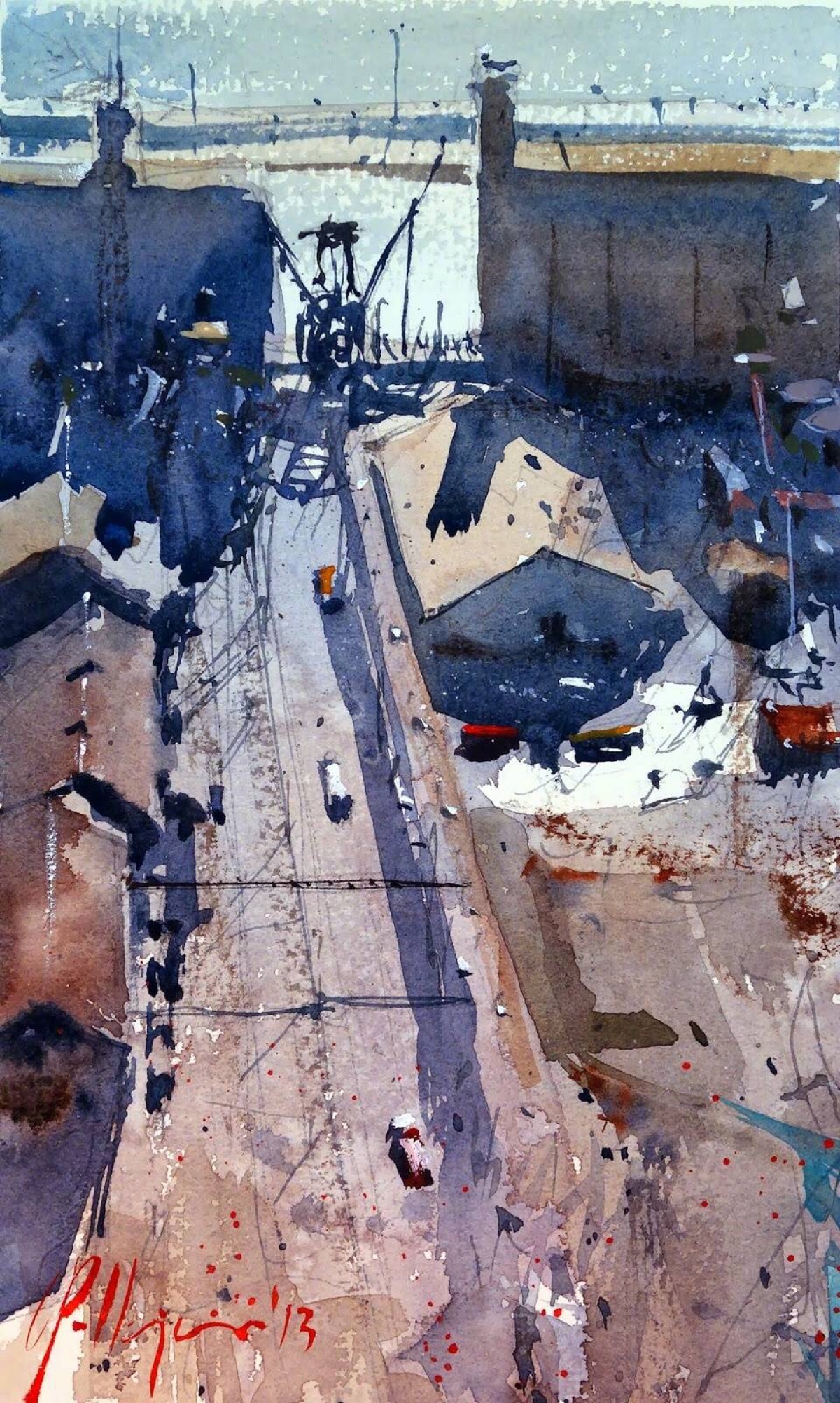 乌拉圭水彩艺术家 alvaro castagnet 绘画作品