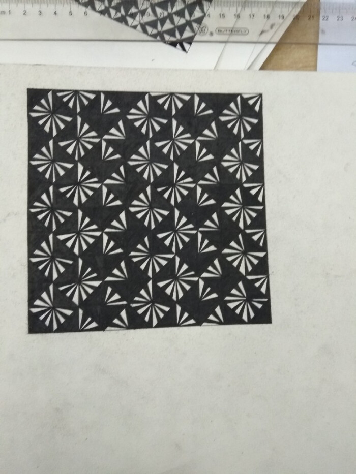 自己画的重复构成(ω  )