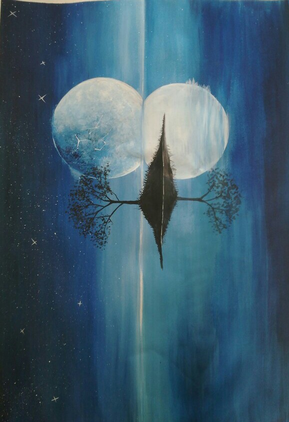 水粉画 