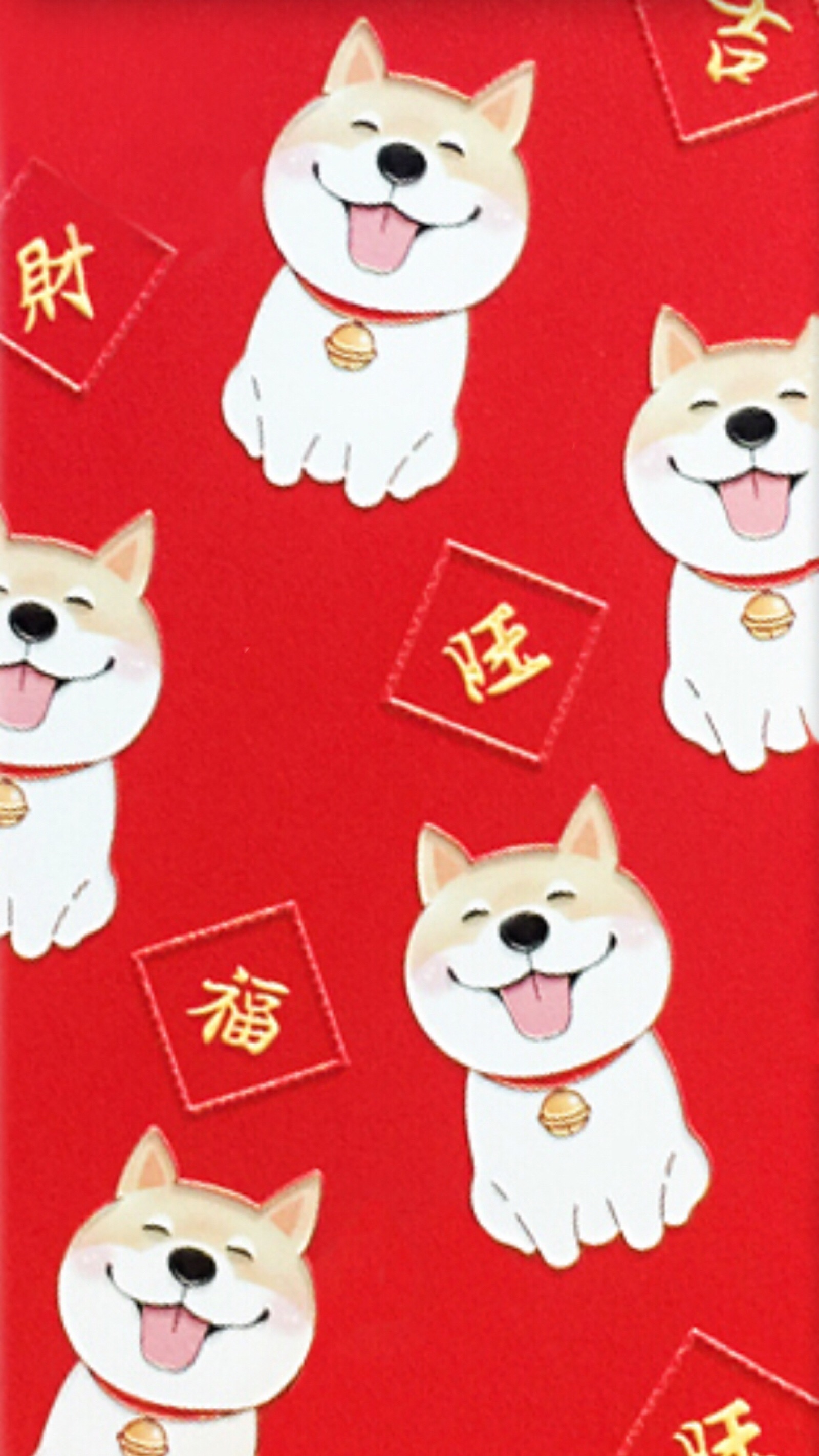 招财猫 招财狗 简单 软萌 卡通 可爱 萌物 清新 壁纸