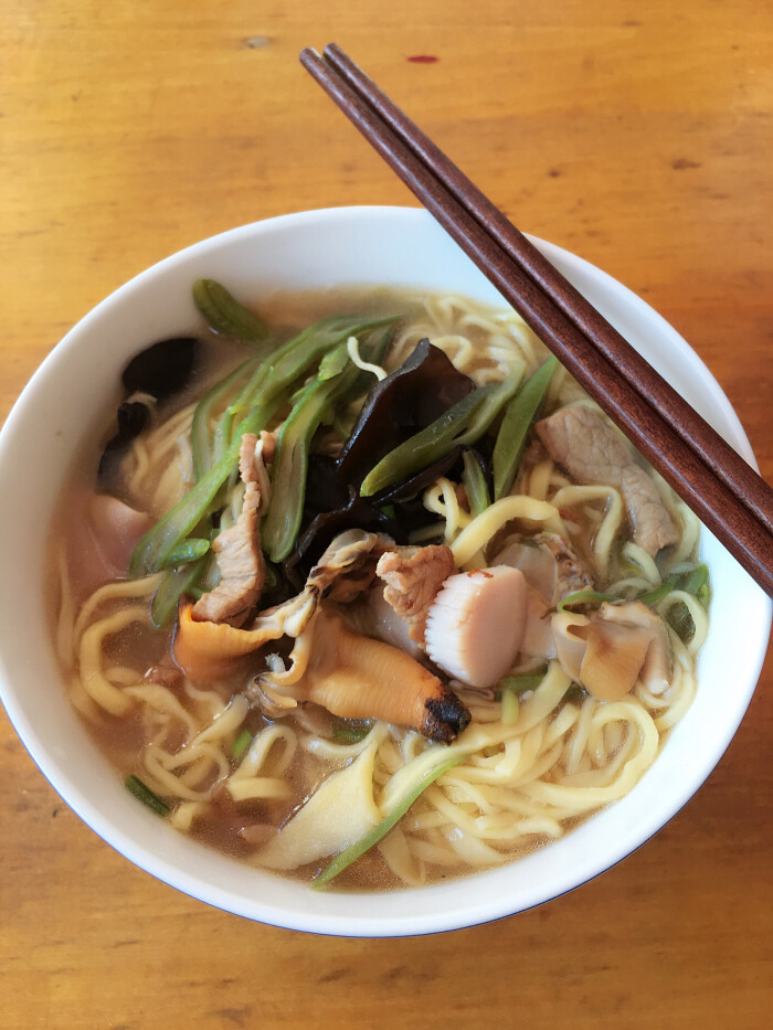 妈妈做的手擀面,味道世界第一