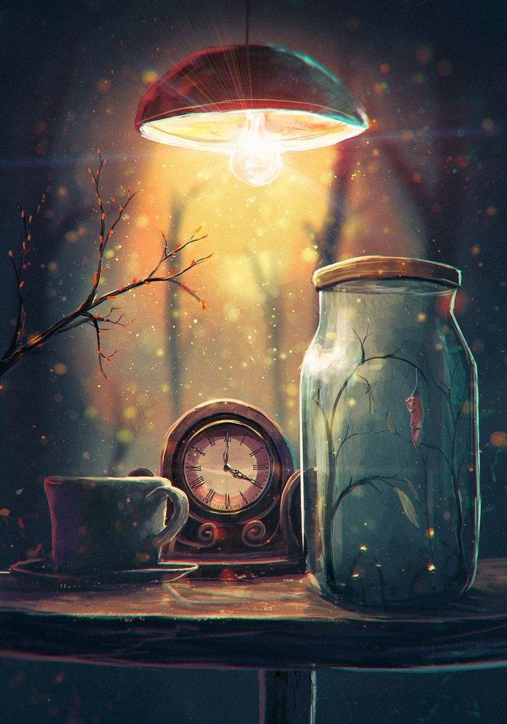 俄罗斯画师sylar113的作品,画的背景图甚是吸引人,色彩也温暖得让人