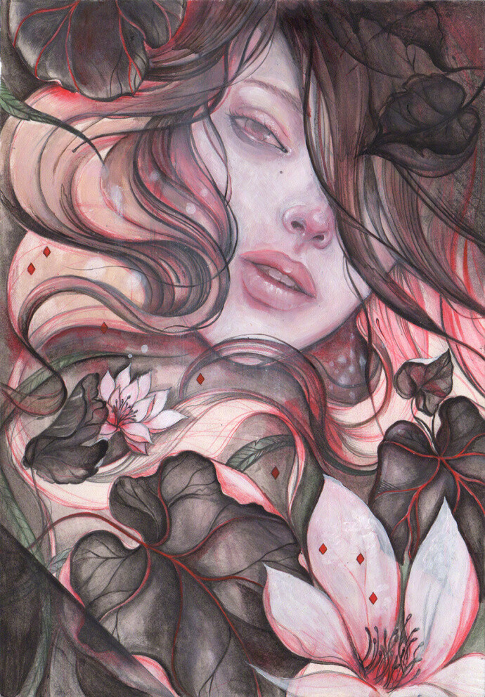 来自艺术家 marjolein caljouw 的手绘作品