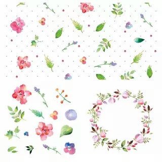 植物 绘画素材 花 叶子