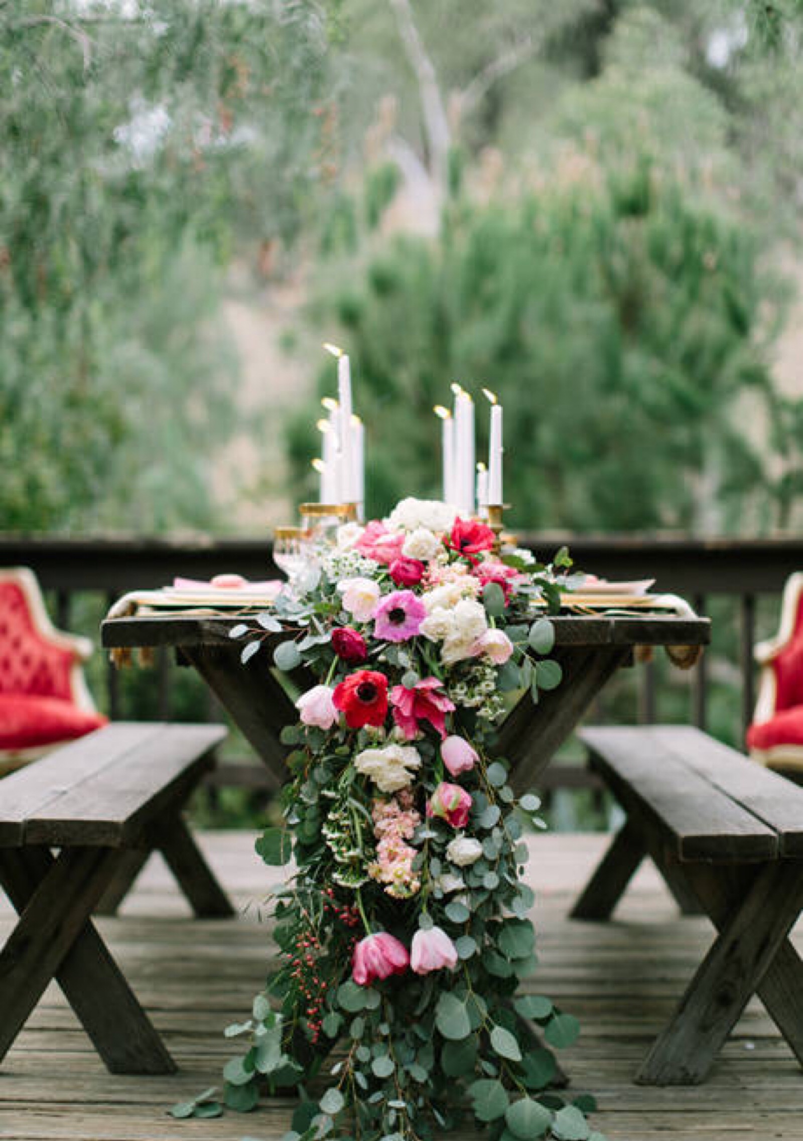 婚礼桌花装饰加长款.