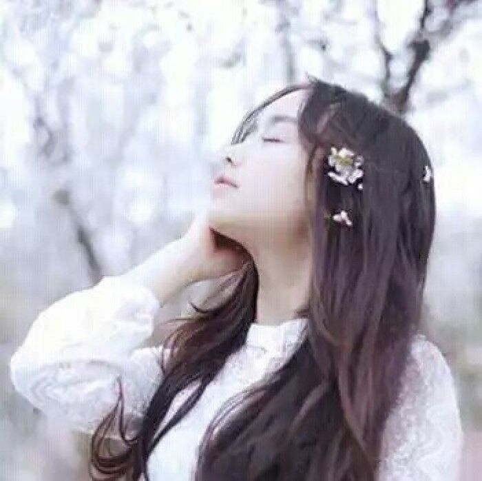 落樱·真人闺蜜头樱花