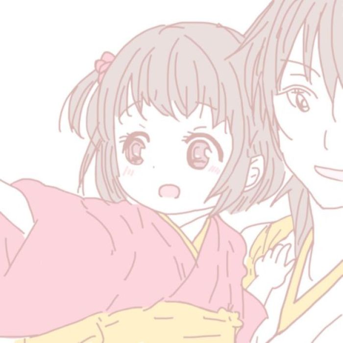 09情侣头像/一男一女/动漫/可爱/烂漫00只…-堆糖