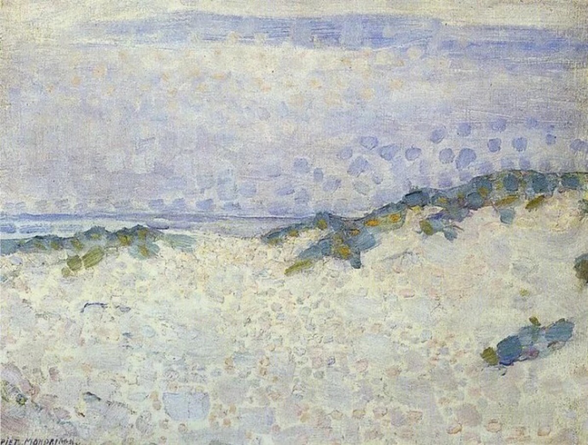 "山川与大海" piet monderian/蒙德里安·早期作品 1872-1944,dutch