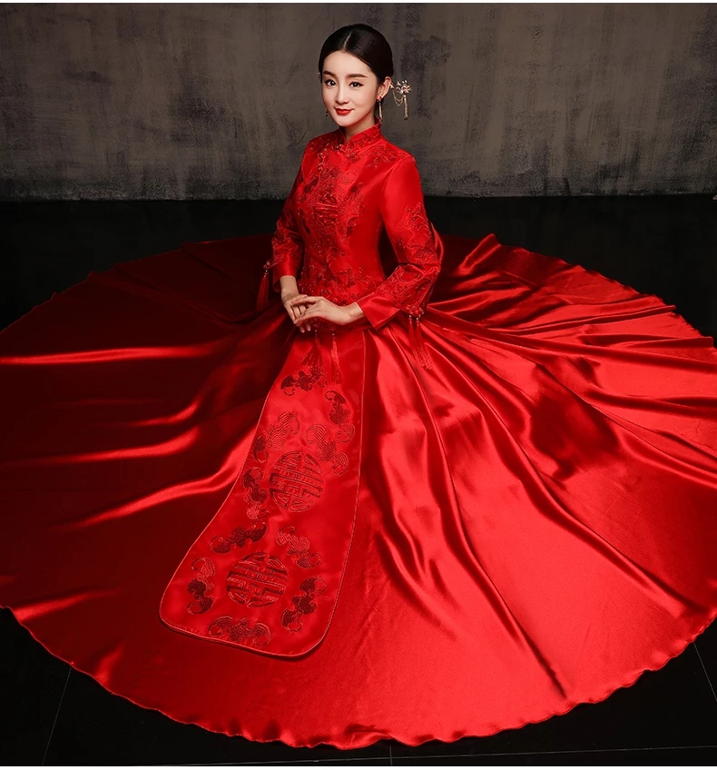 中式新娘礼服