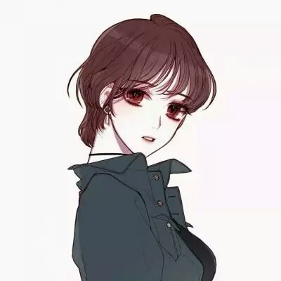 短发 卡通 女孩 头像 职业