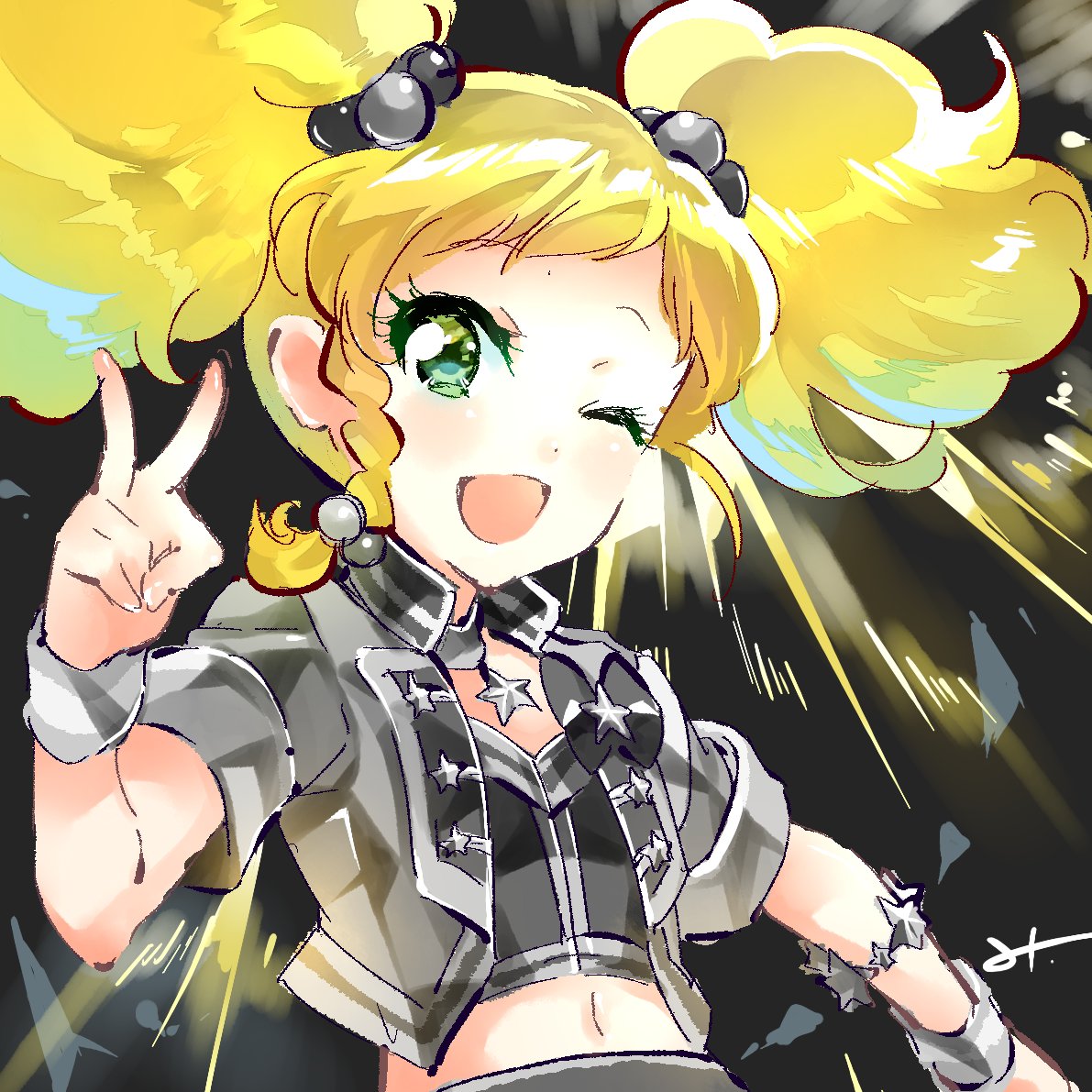 二阶堂柚子偶像活动stars稀有图同人图 #侵权致歉# 画师:みつはしたえ
