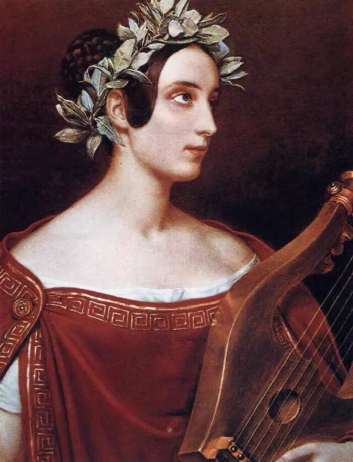 特里萨斯彭斯小姐 画于1837年,入画时22岁,出生于佛罗伦萨