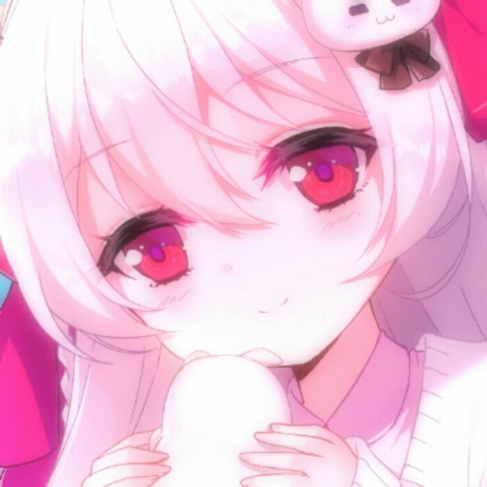 动漫头像 二次元 粉 少女
