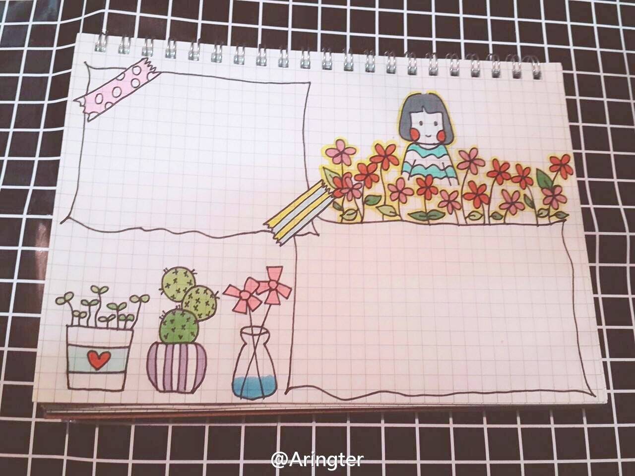 手帐绘图―节日礼物