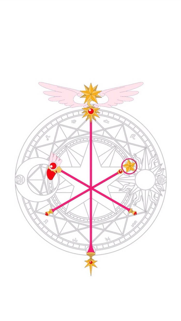 《魔卡少女樱》壁纸 魔法杖