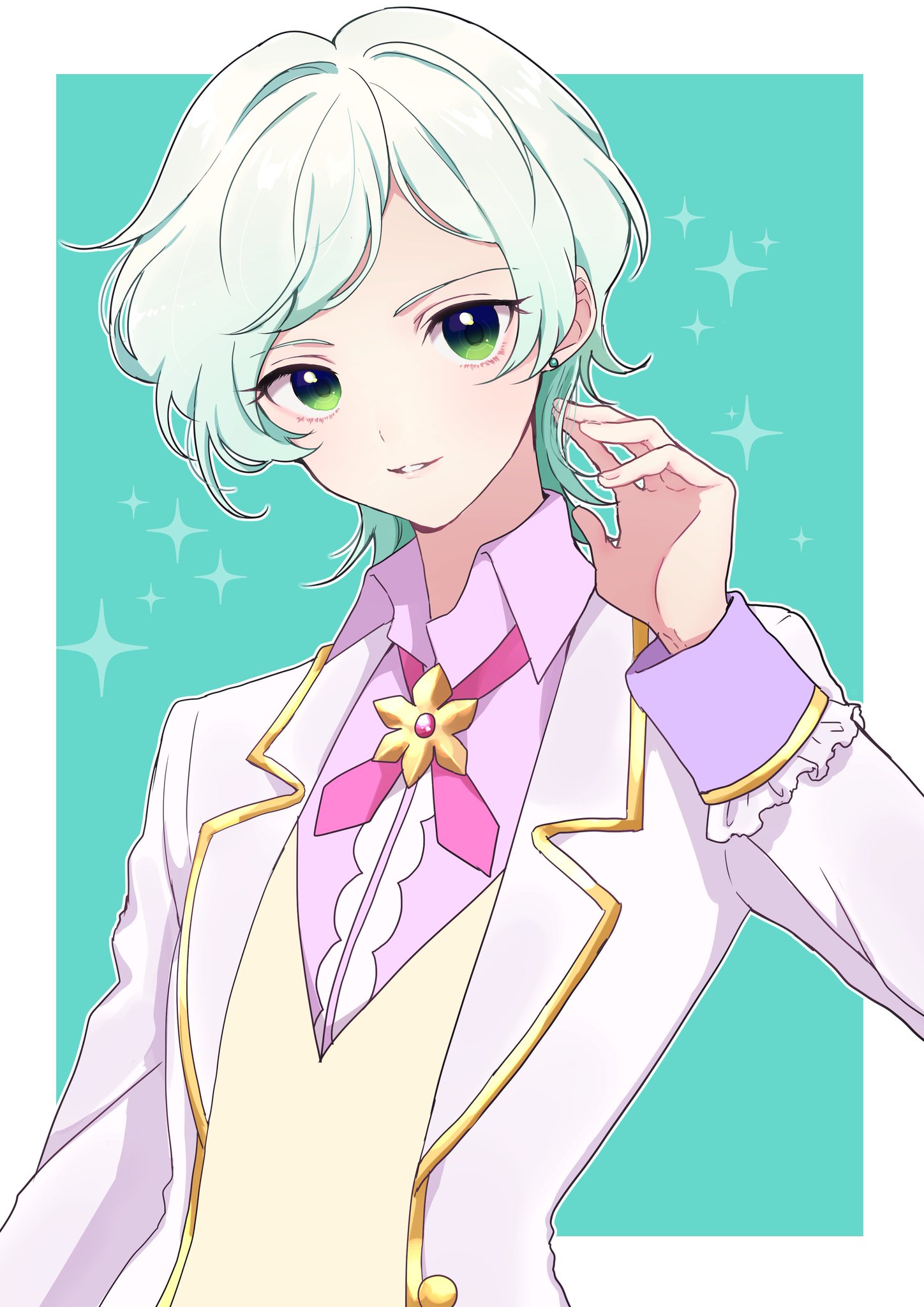 骑咲礼偶像活动stars星之翼稀有图同人图 #侵权致歉# 画师:koyubi id=