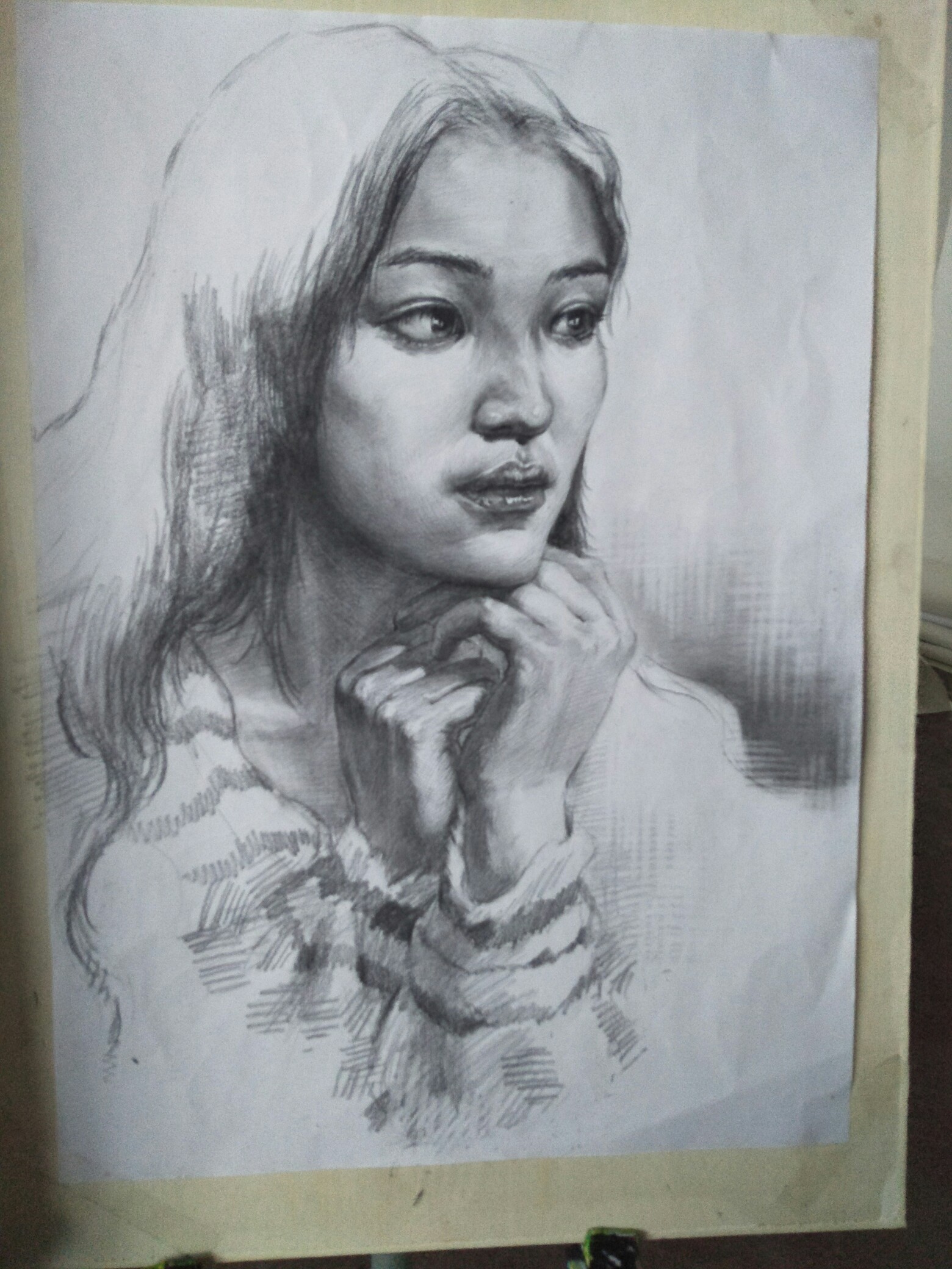 素描人像