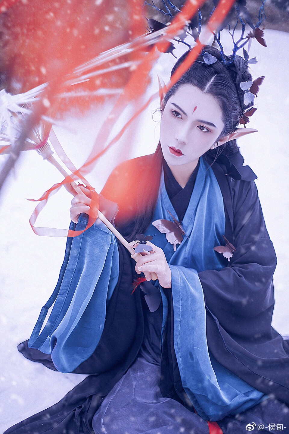 古装·汉服摄影&后期&文案:@-侯旬- 妆发:@枝缠叶漫模特:@棉逗逗lucas