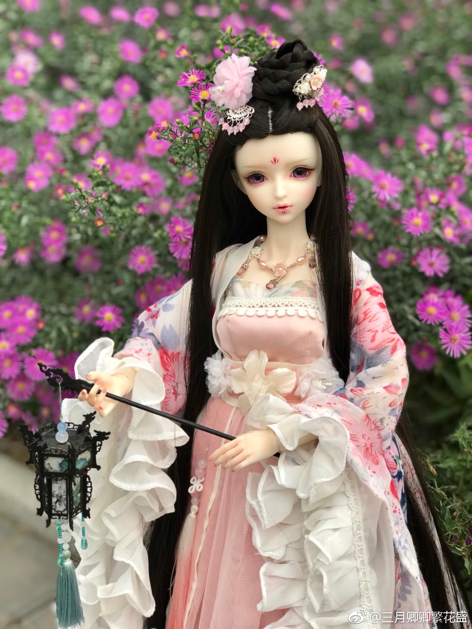 古风美人 sd娃娃 bjd 玩具 人偶 壁纸 萌物