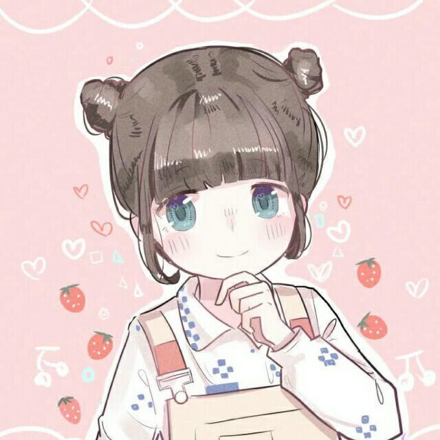 二次元素 温柔少女 少女心 眼神杀 女生头像 情侣头像 动漫头像 二