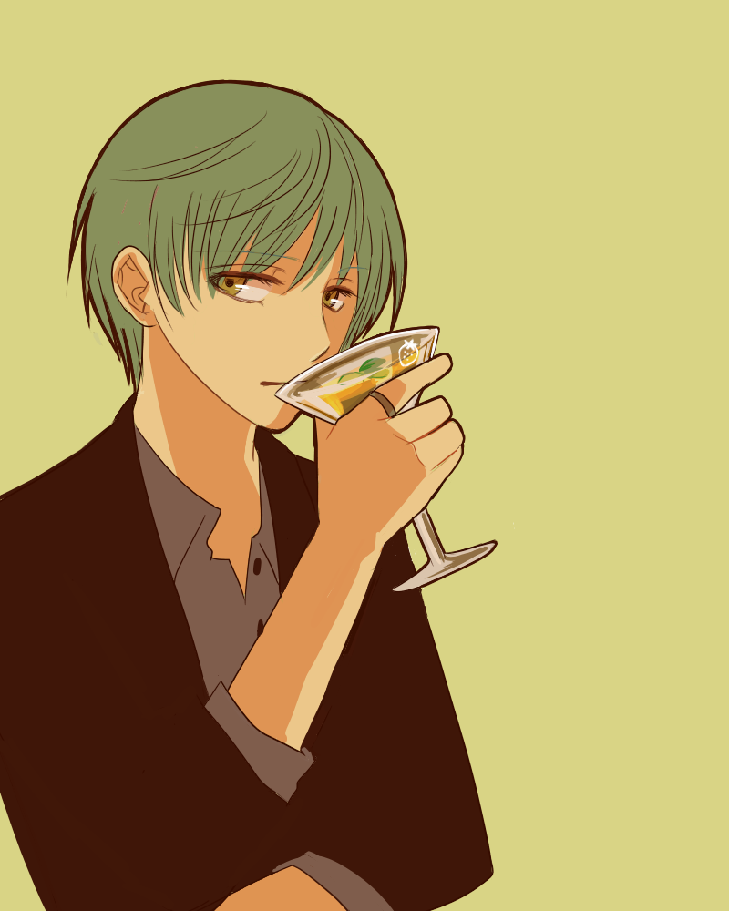 刀剑乱舞 刀剑男士 太刀杯中酒系列 一期一振 绘师:优起(pixiv id=