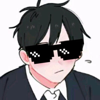 情侣头像动漫墨镜大佬