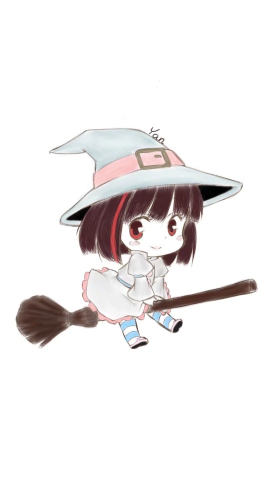 高清线稿动漫女生可爱 by昕然