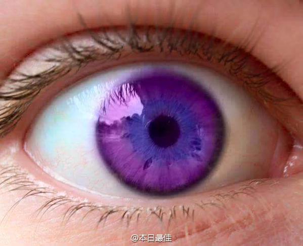 紫色眼睛的人图片_眼睛有紫色血丝图片_紫色眼睛 紫色头发图片